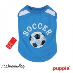T-shirt Puppia Worldpup bleu