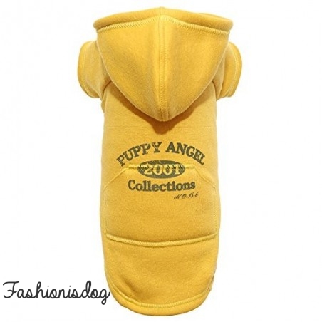 Hoodie Puppy Angel Original Vintage jaune