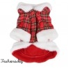 Manteau Puppia Santa écossais