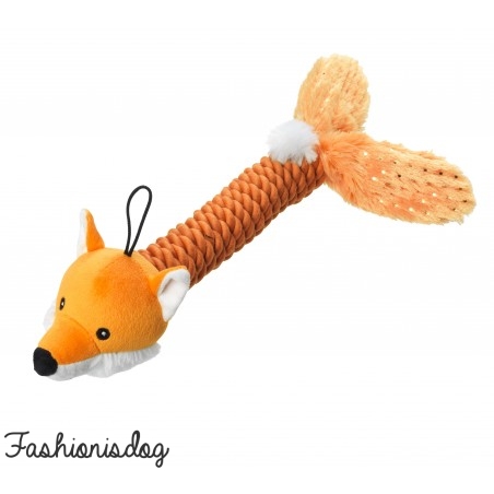 Jouet Sparkle Fox Rope Thrower House of Paws