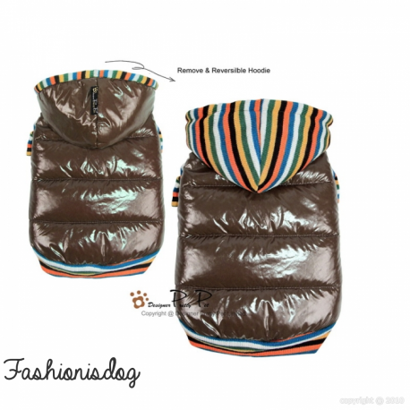 Doudoune Pretty Pet Reversible Hoodie Jacket Doudoune Pretty Pet Reversible Hoodie Jacket