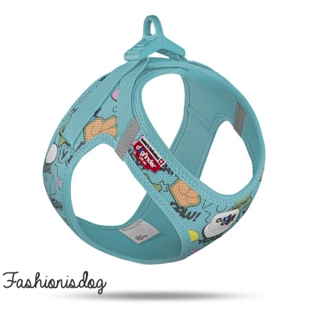 Harnais curli Vest Édition Limitée 2025 – Comic Turquoise