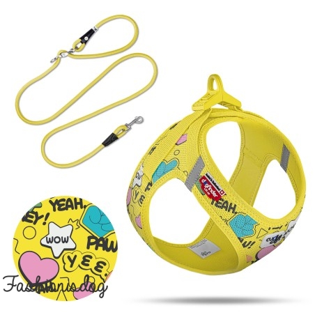 Harnais curli Vest Édition Limitée 2025 – Comic Yellow