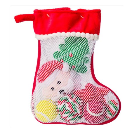 Chaussette du Père Noël remplie de 6 jouets