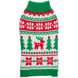 Pull de Noël à col roulé