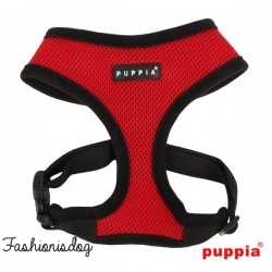 Harnais Puppia Soft Harness rouge