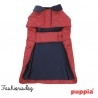 Manteau Puppia commuter rouge sombre
