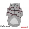 Sweat à capuche Puppia scholastic gris