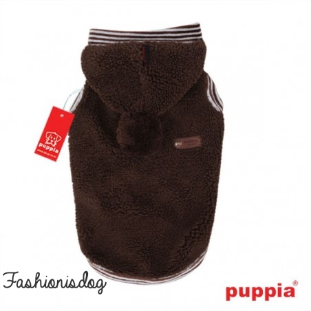 Sweat Puppia IMP Marron – Polaire sans manches avec capuche